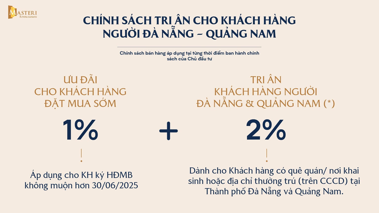 chính sách bán hàng dự án masteri rivera đà nẵng