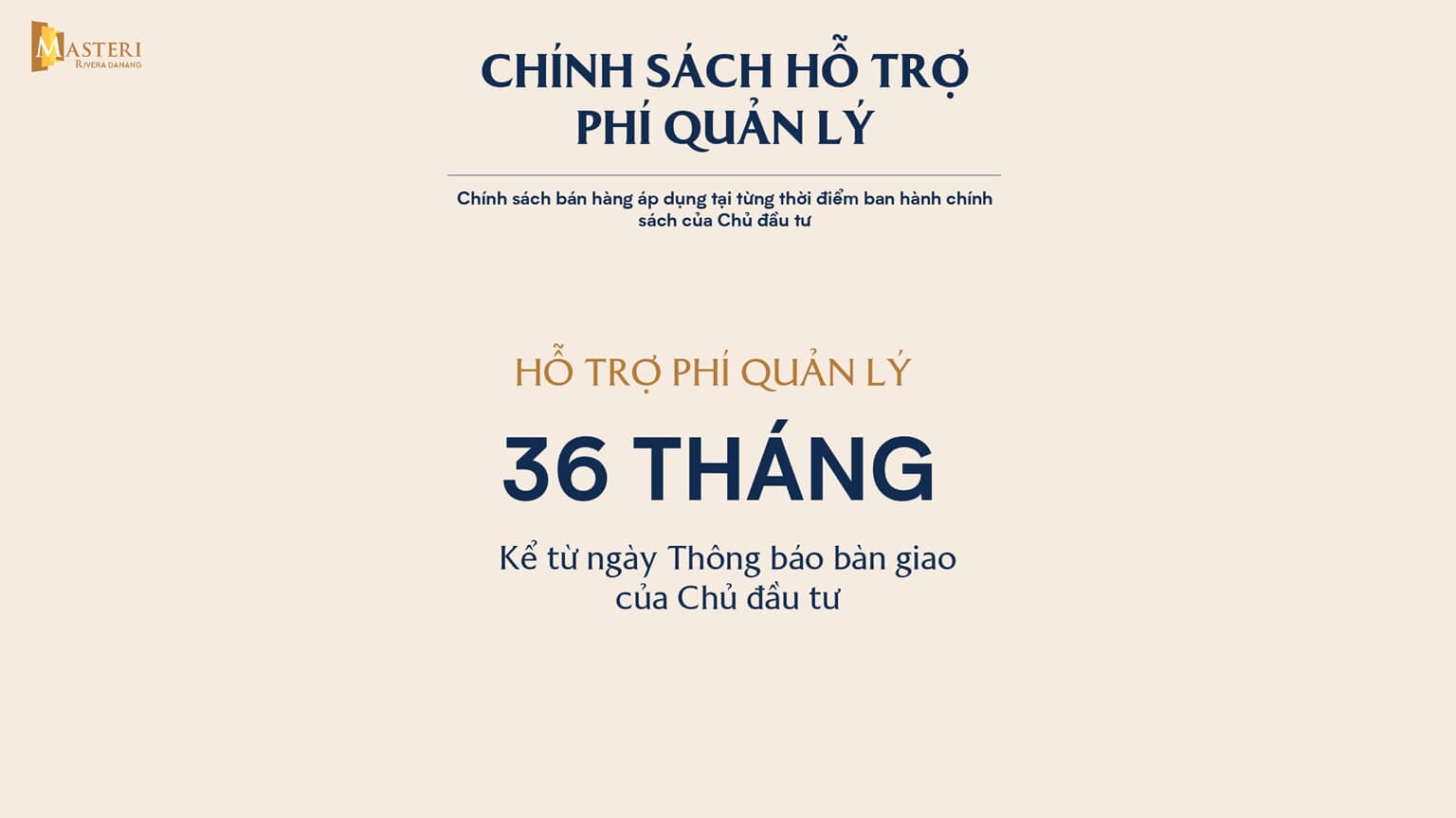 chính sách bán hàng dự án masteri rivera đà nẵng