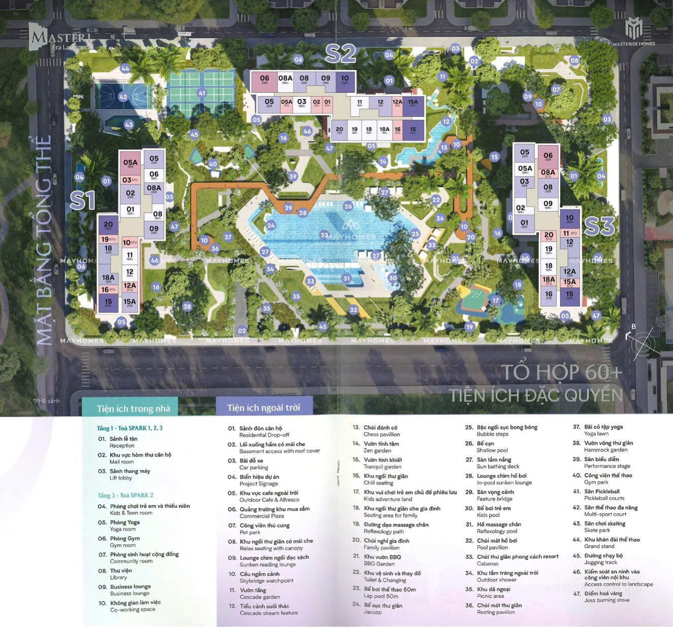 tiện ích dự án masteri era landmark ocean park 3
