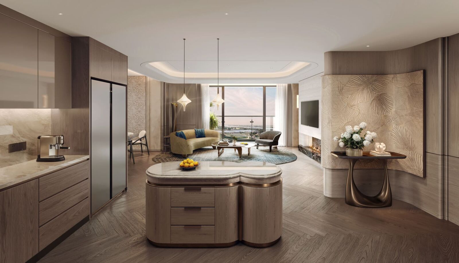 nội thất căn hộ lumiere essence peak cổ loa