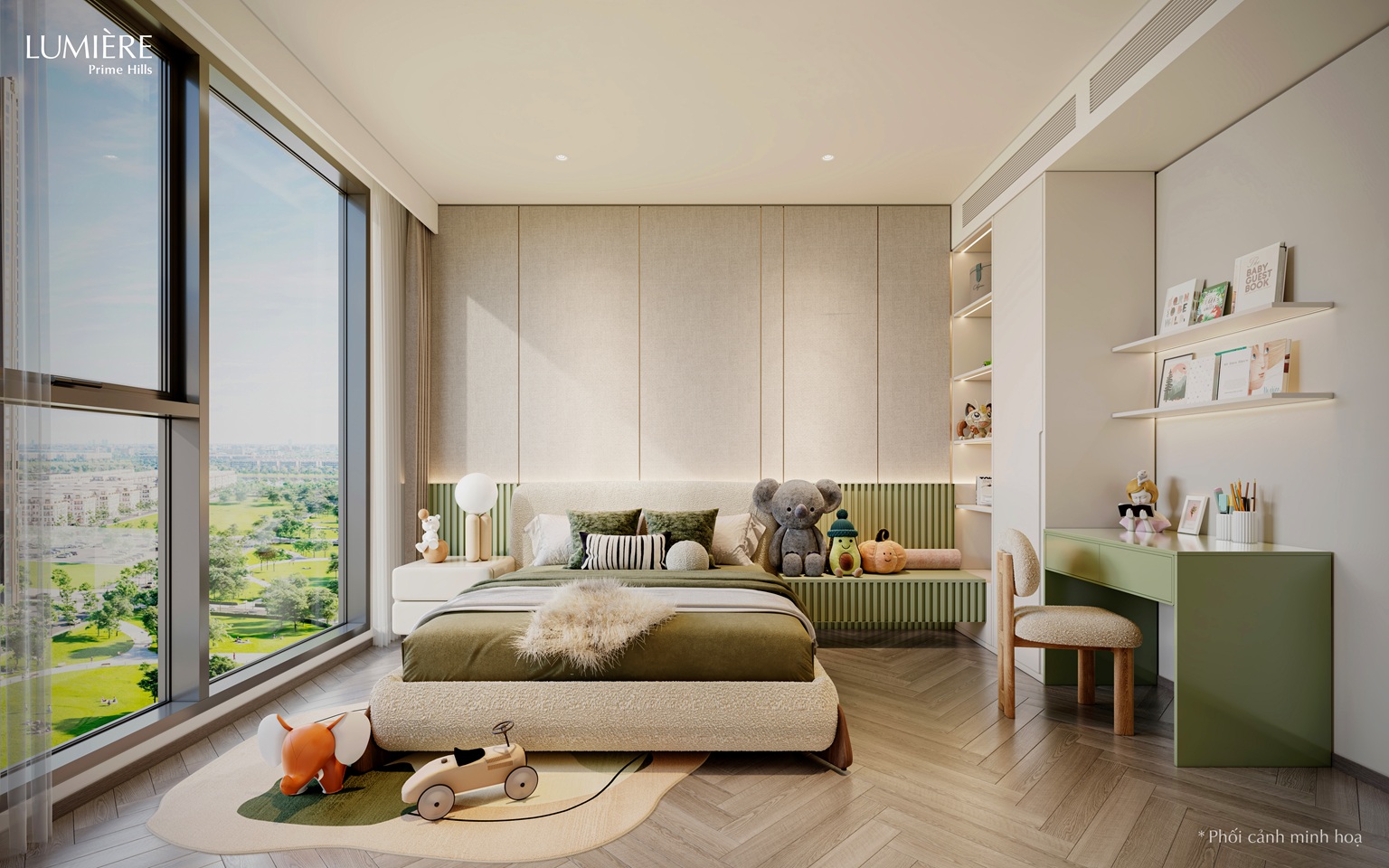 nội thất bàn giao căn hộ lumiere prime hills cổ loa
