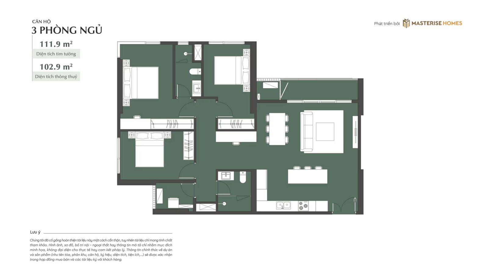 thiết kế căn hộ lumiere essence peak cổ loa