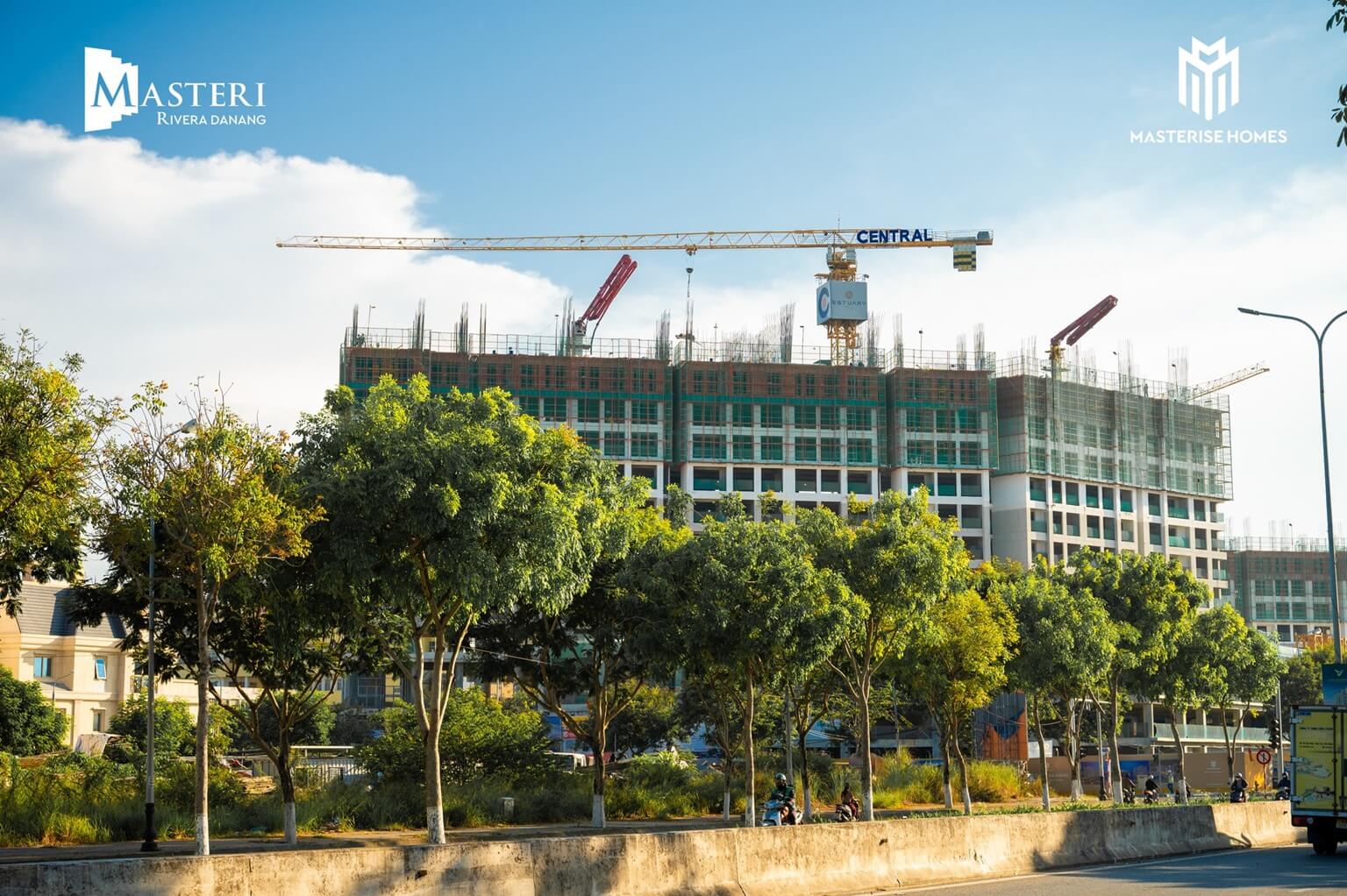 tiến độ dự án masteri rivera danang
