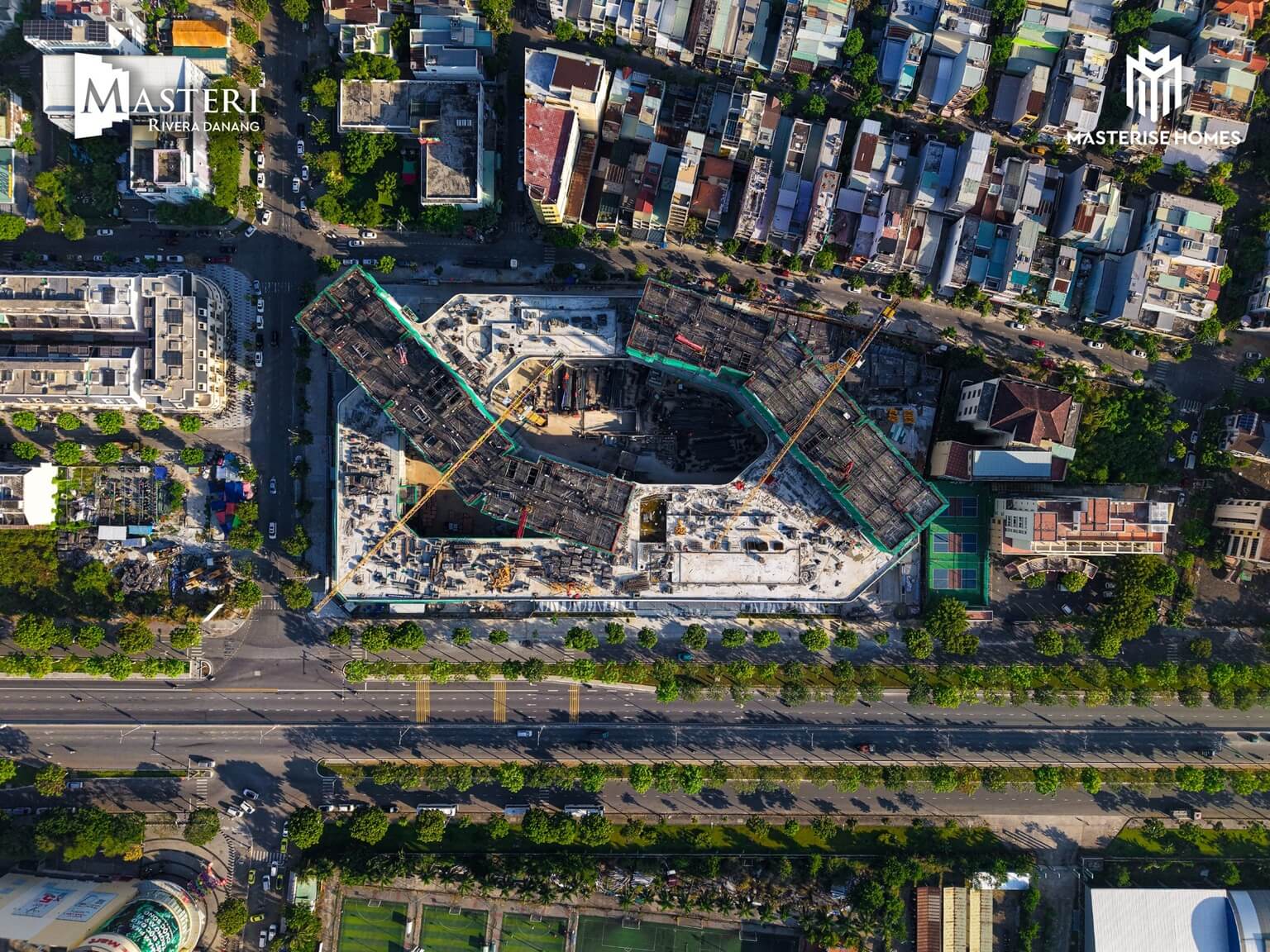 tiến độ dự án masteri rivera danang