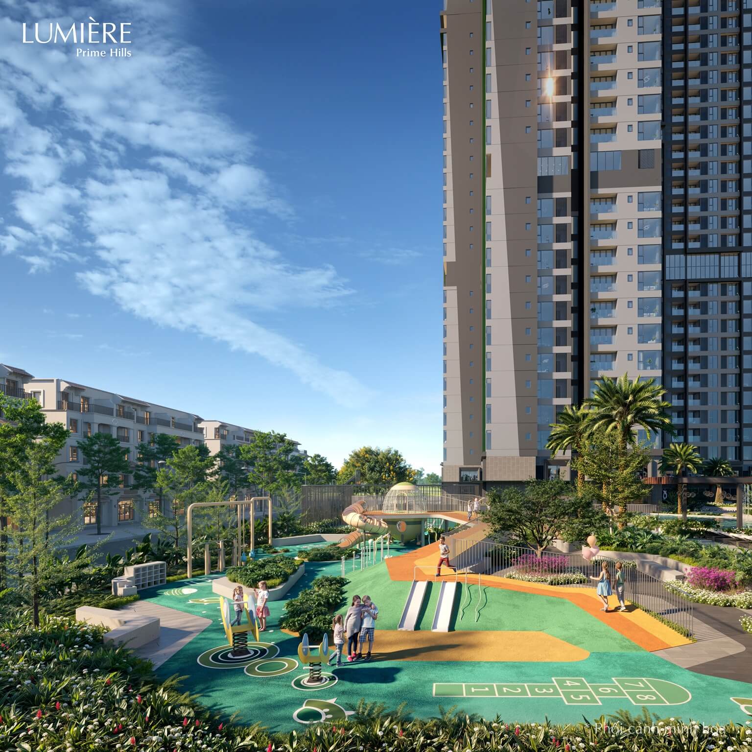 tiện ích dự án lumiere prime hills cổ loa